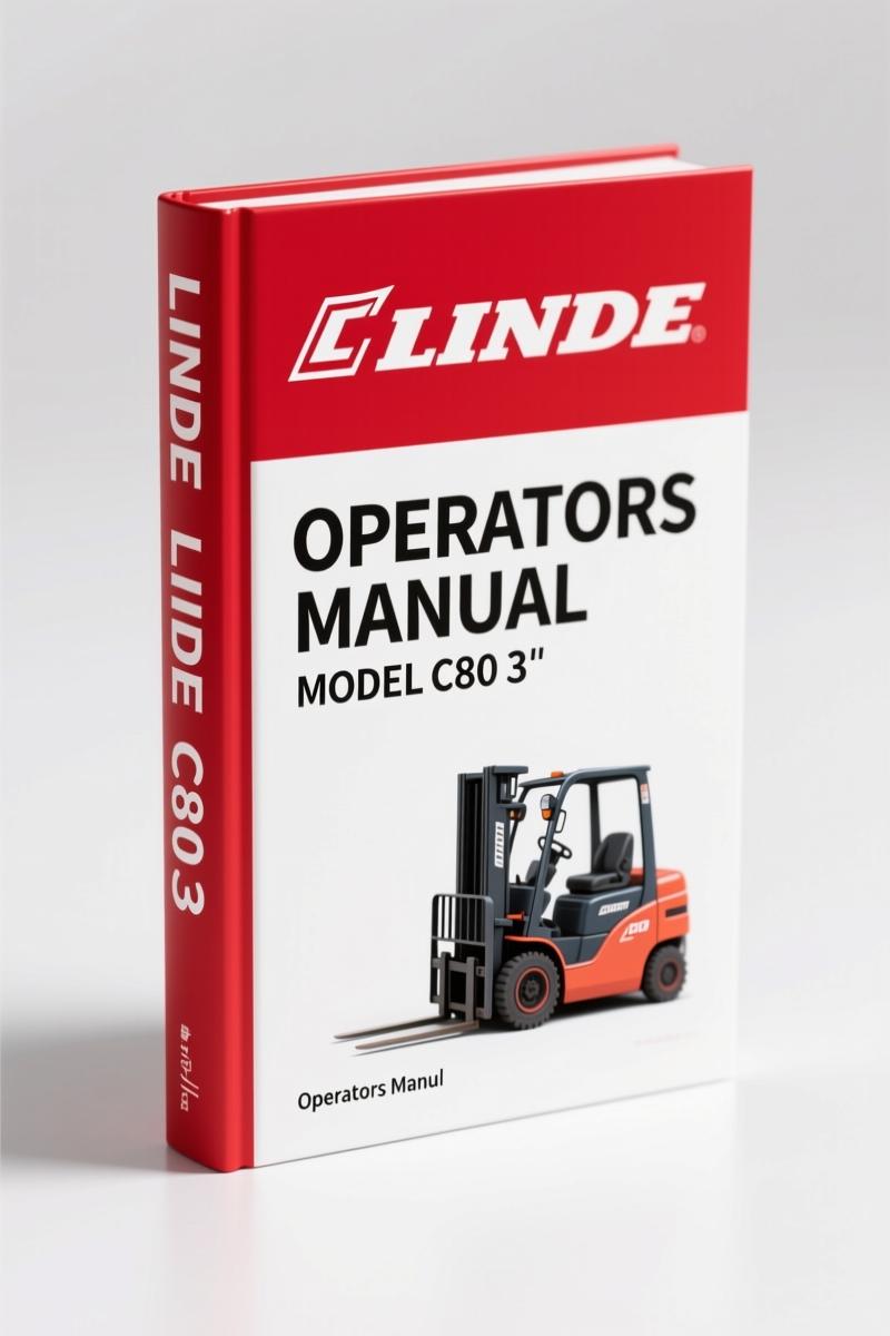 Linde C80/3, C80/4, C80/5, C80/6 2005 Operators Manual – OEM Specs
