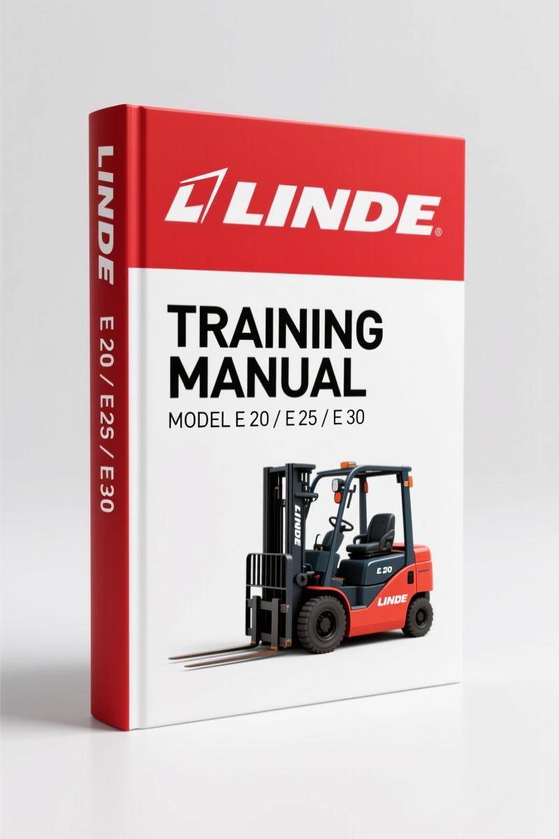 Linde E 20, E 25, E 30 Training Manual – 98 Pages of OEM Specs