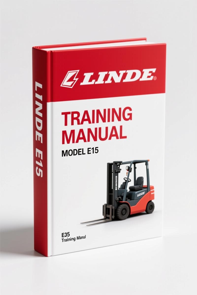 Linde E20, E30, E10, E15 Training Manual – 322 Pages