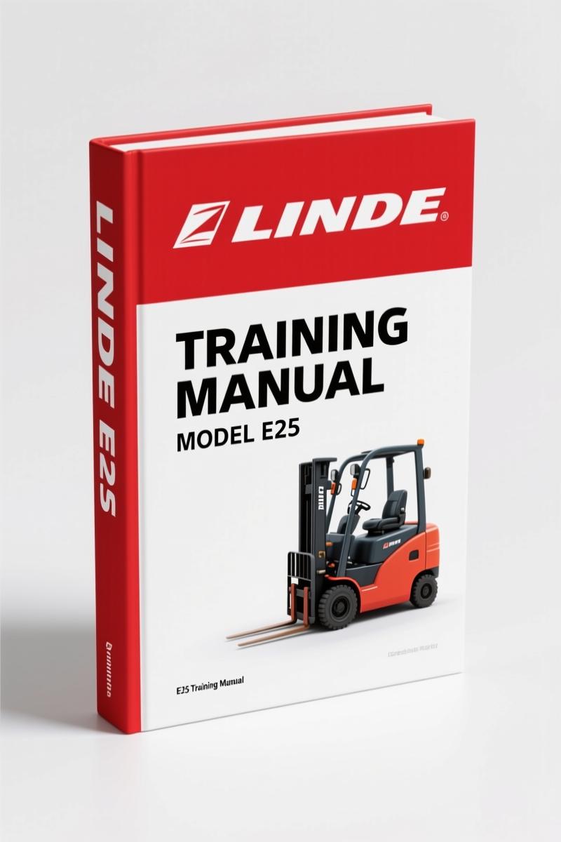 Linde E20, E25, E30 Training Manual – Factory Electrical Diagnostics