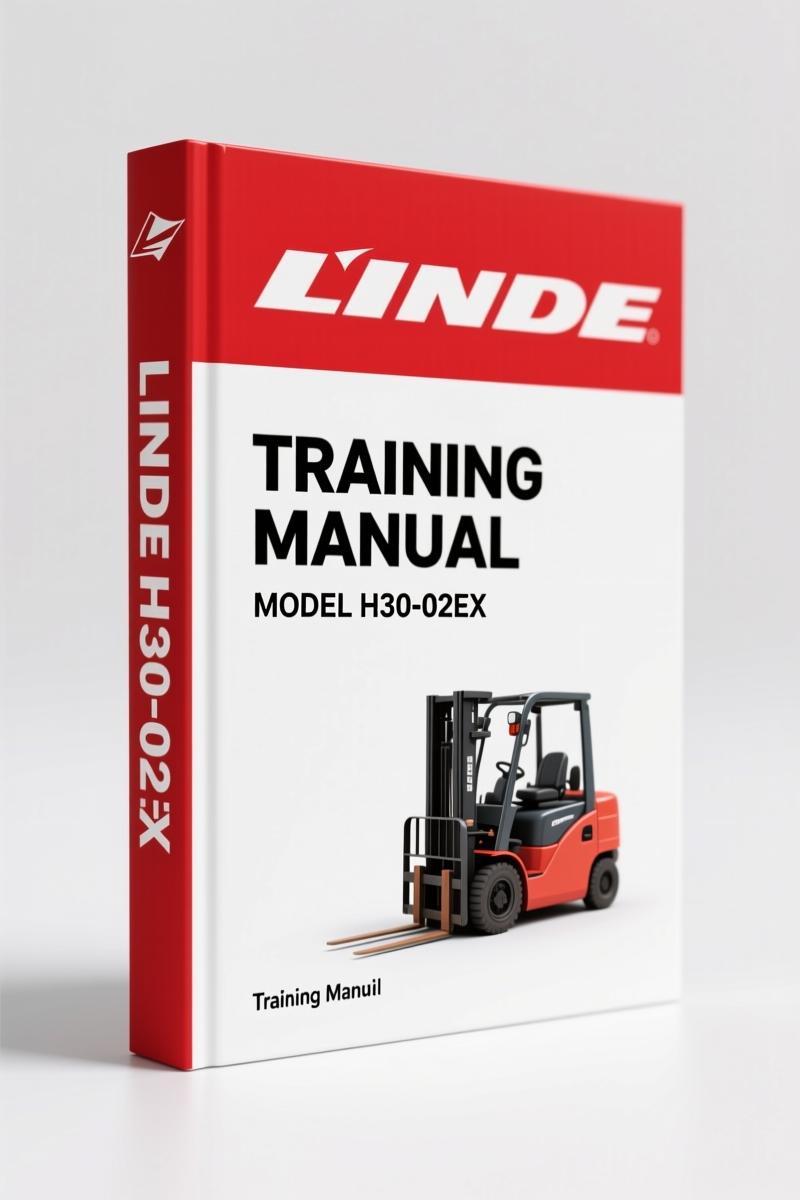 Linde H20-02ex, H25-02ex, H30-02ex 2006 Training Manual – Explosion-Proof Forklift Documentation