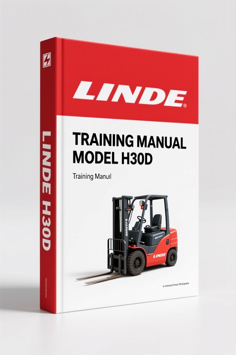 Linde H30D, H30T, H35D, H35T 2005 Training Manual – 360 Pages OEM
