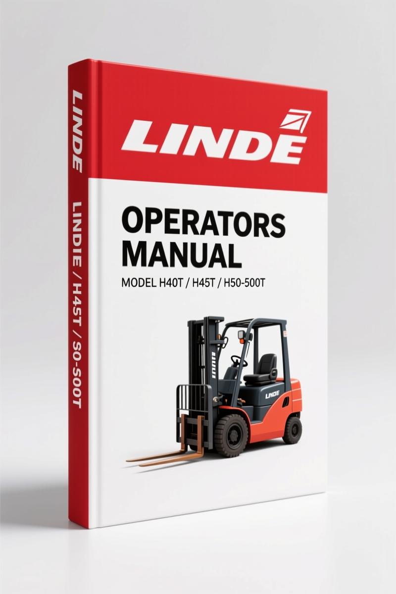 Linde H40T, H45T, H50-500T 2010 Operators Manual – 322 Pages