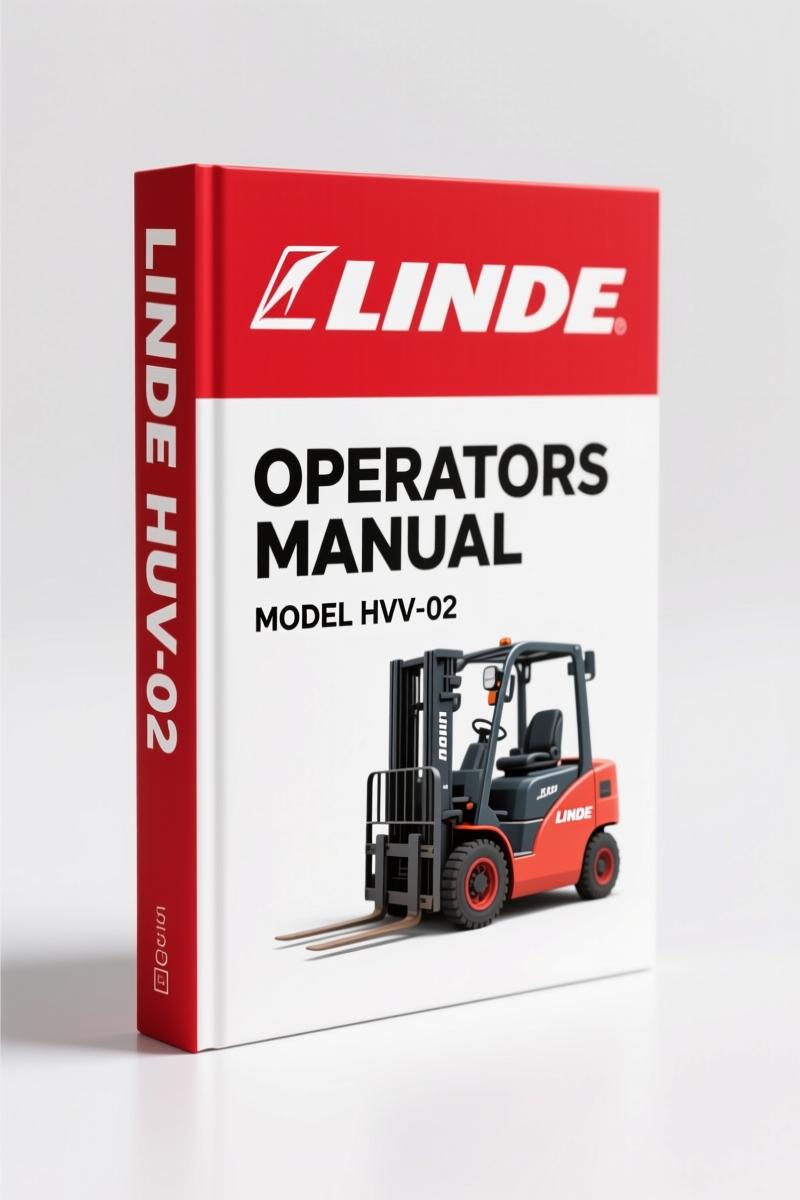 Linde HPV-02 2006 Operators Manual – Official Factory Specs for Axial Piston Units