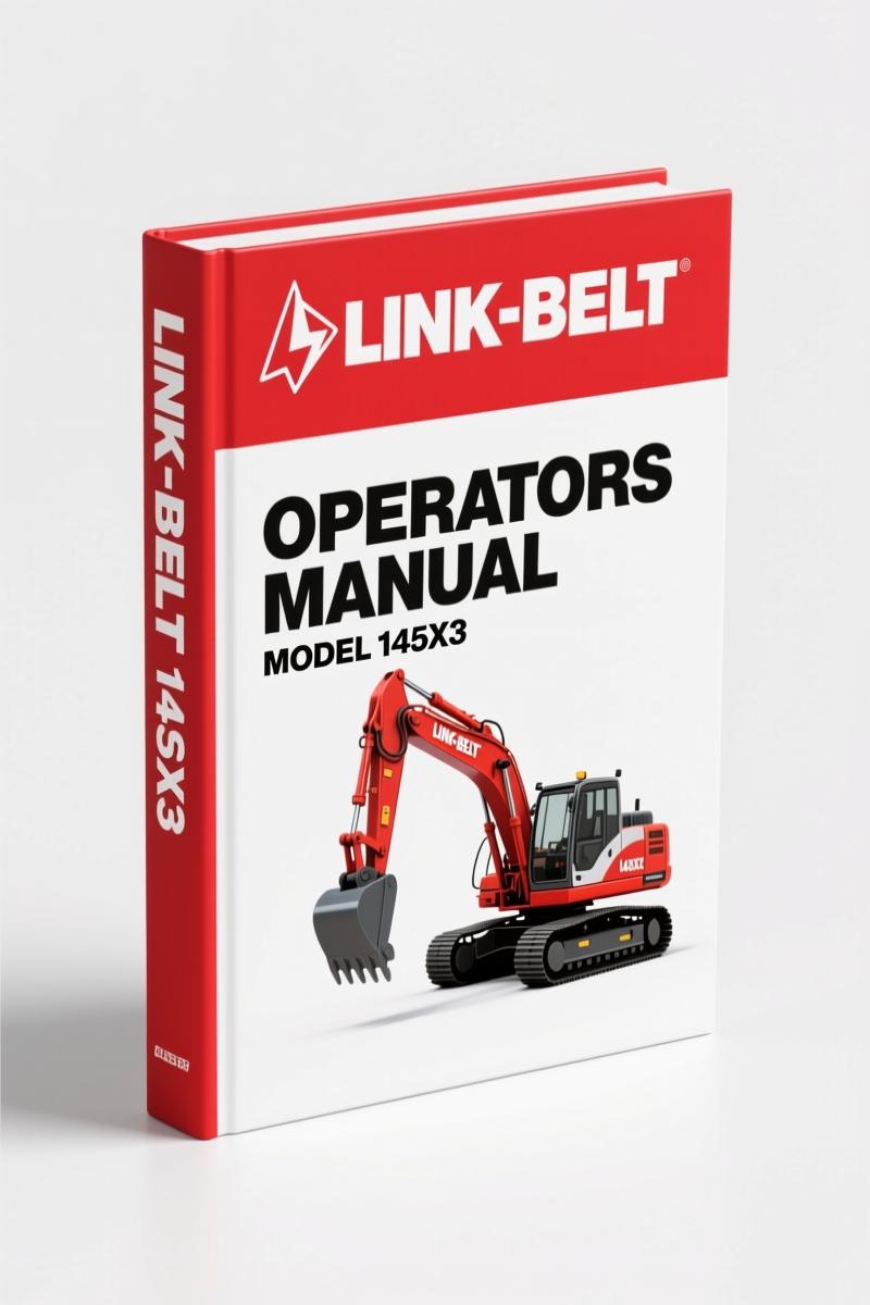 Link-belt 145X3 Operators Manual – Factory Specs for Certified Technicians