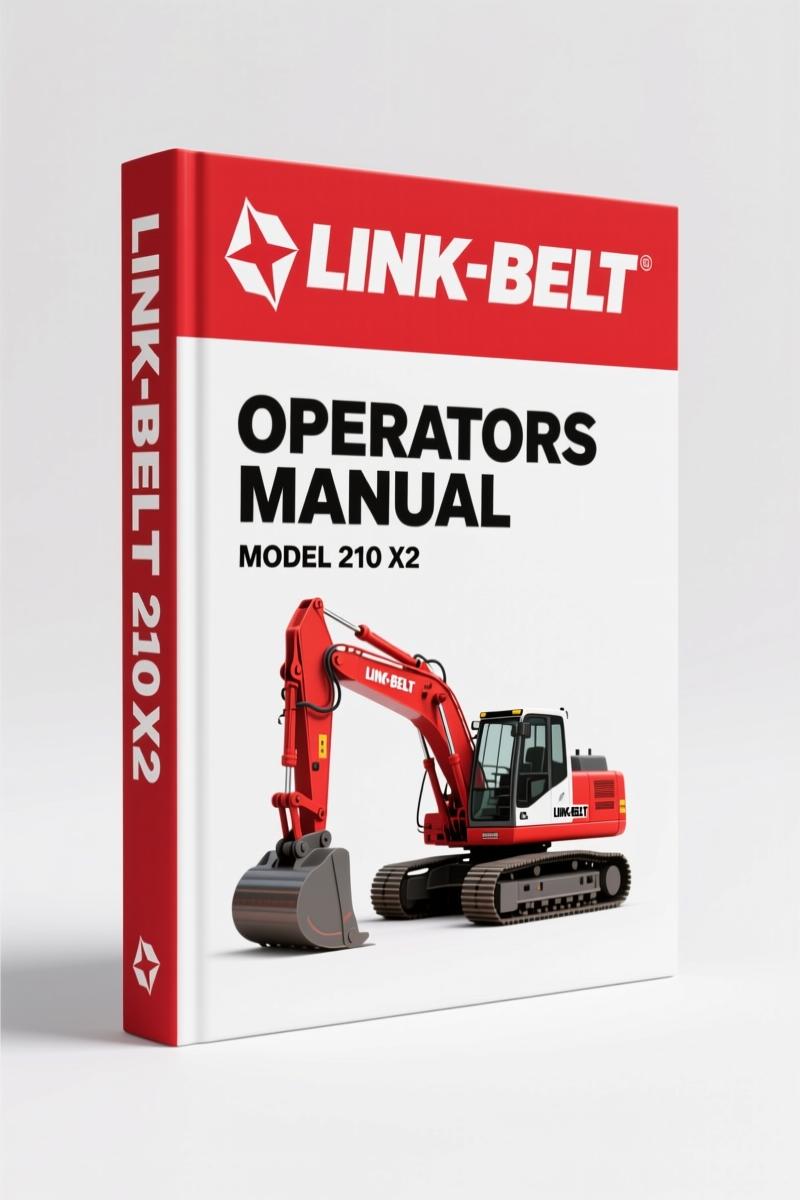Link-belt 210 X2 2010 Operators Manual – Factory Specs