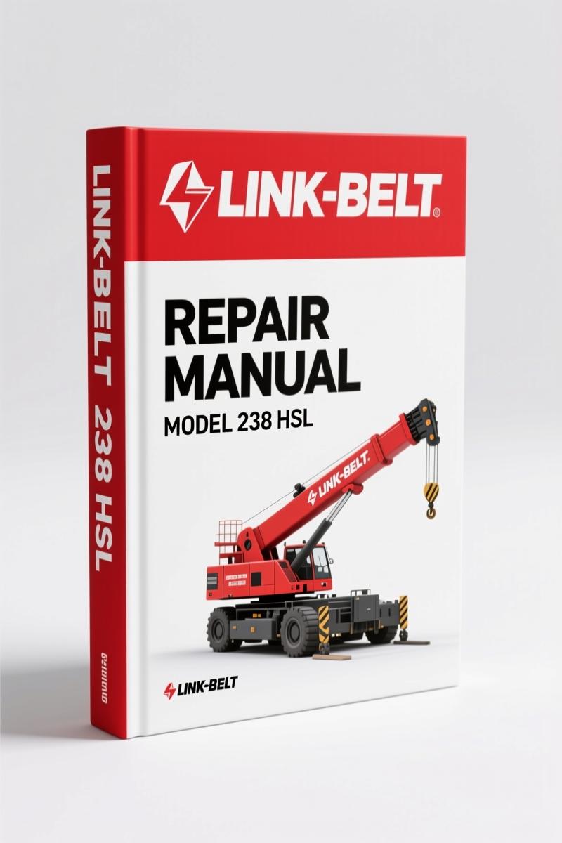 Link-belt 238 HSL Repair Manual – 570 Pages of Factory Torque Specs