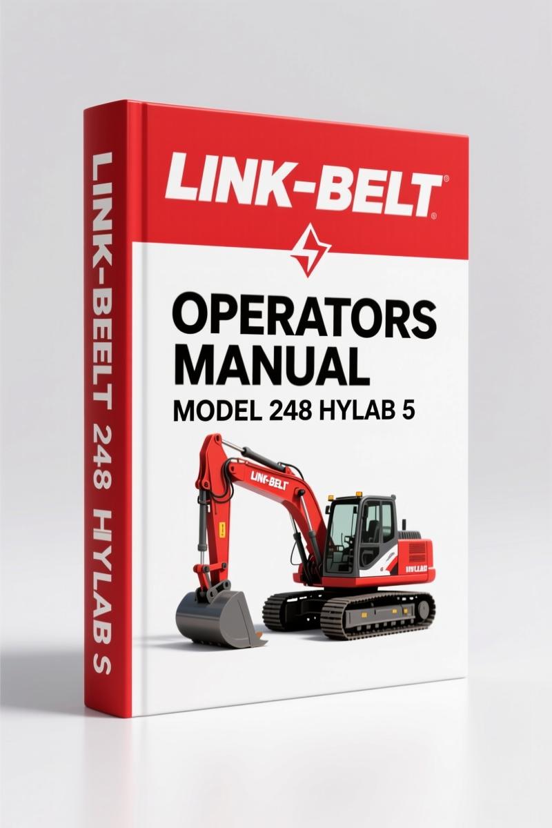 Link-belt 248 HYLAB 5 Operators Manual – Factory Specs for Certified Technicians