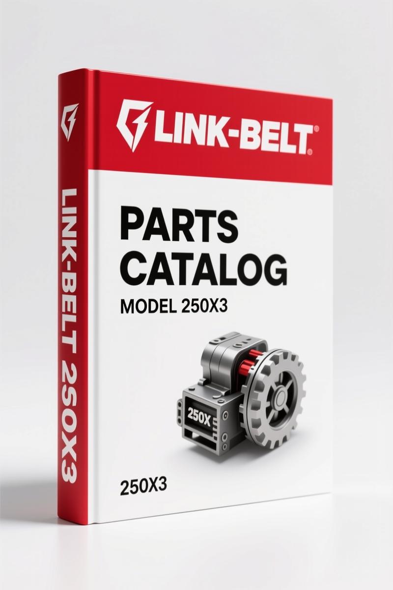 Link-belt 250X3 Parts Catalog – 752 Pages OEM