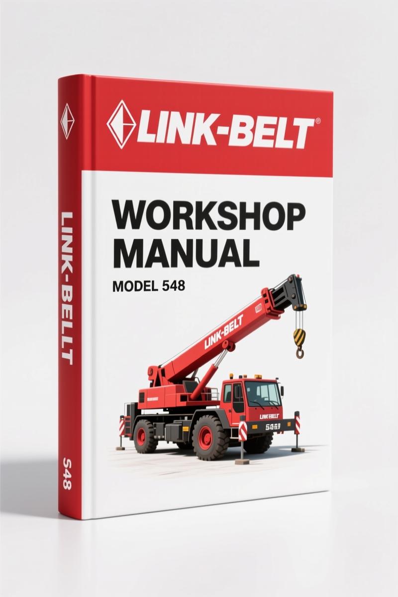Link-belt 548 Workshop Manual – 906 Pages of Factory Service Procedures