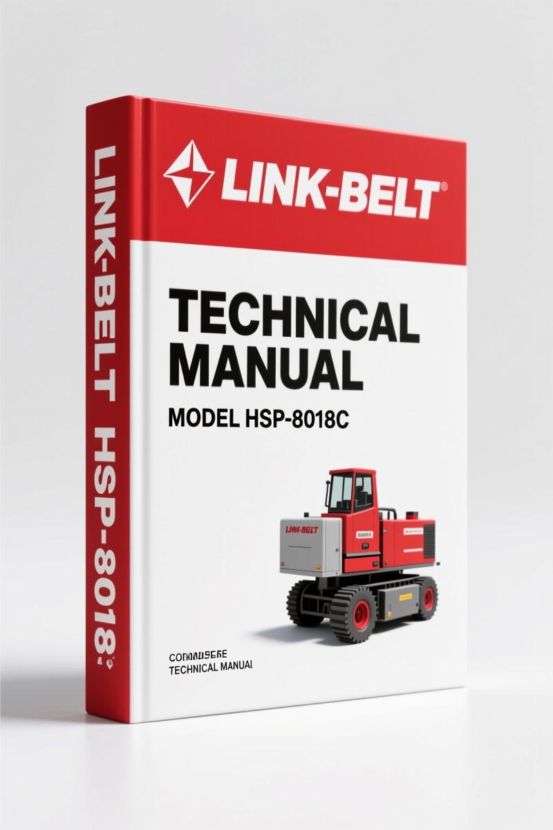 Link-belt HSP-8018C Technical Manual – Factory Specs for Technicians