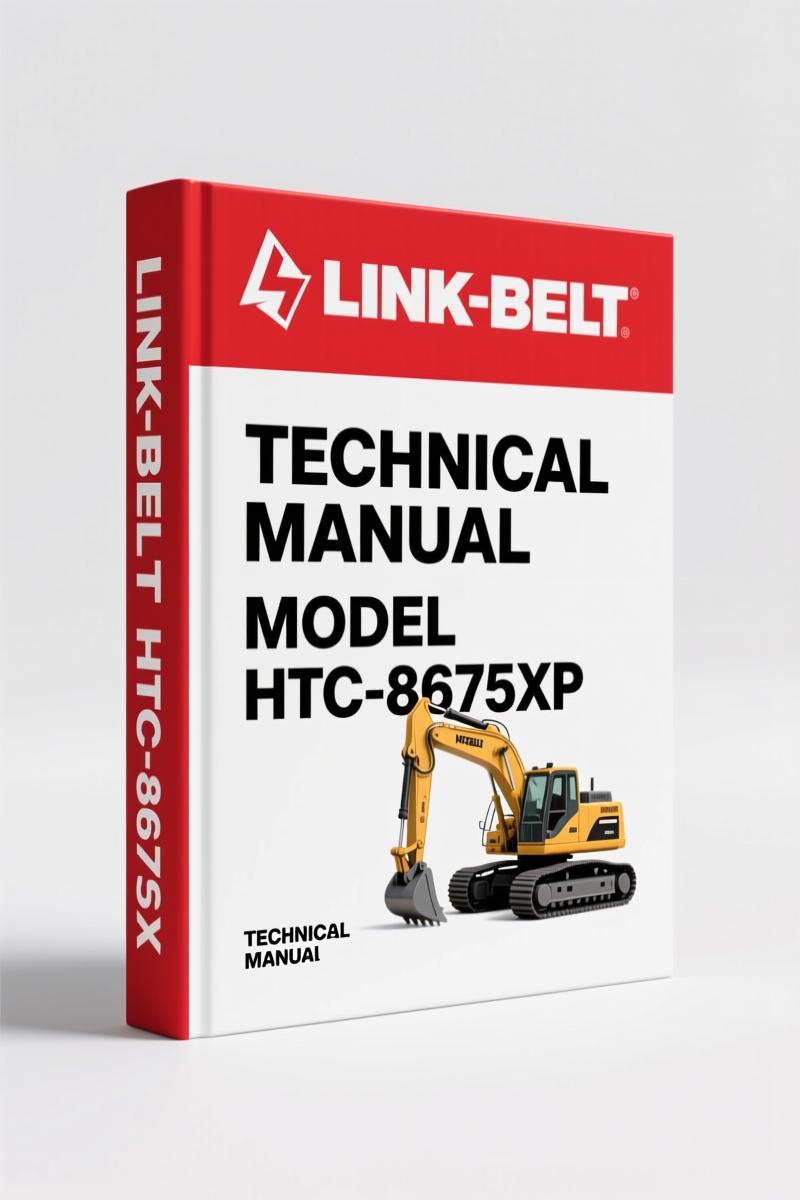 Link-belt HTC-8675XP Technical Manual – 1150 Pages Factory Specs