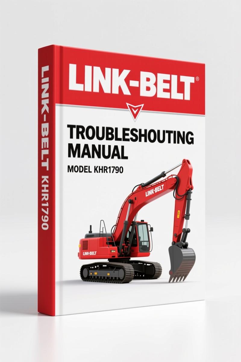 Link-belt KHR1790 Troubleshooting Manual – 55-Page Factory Diagnostic Guide