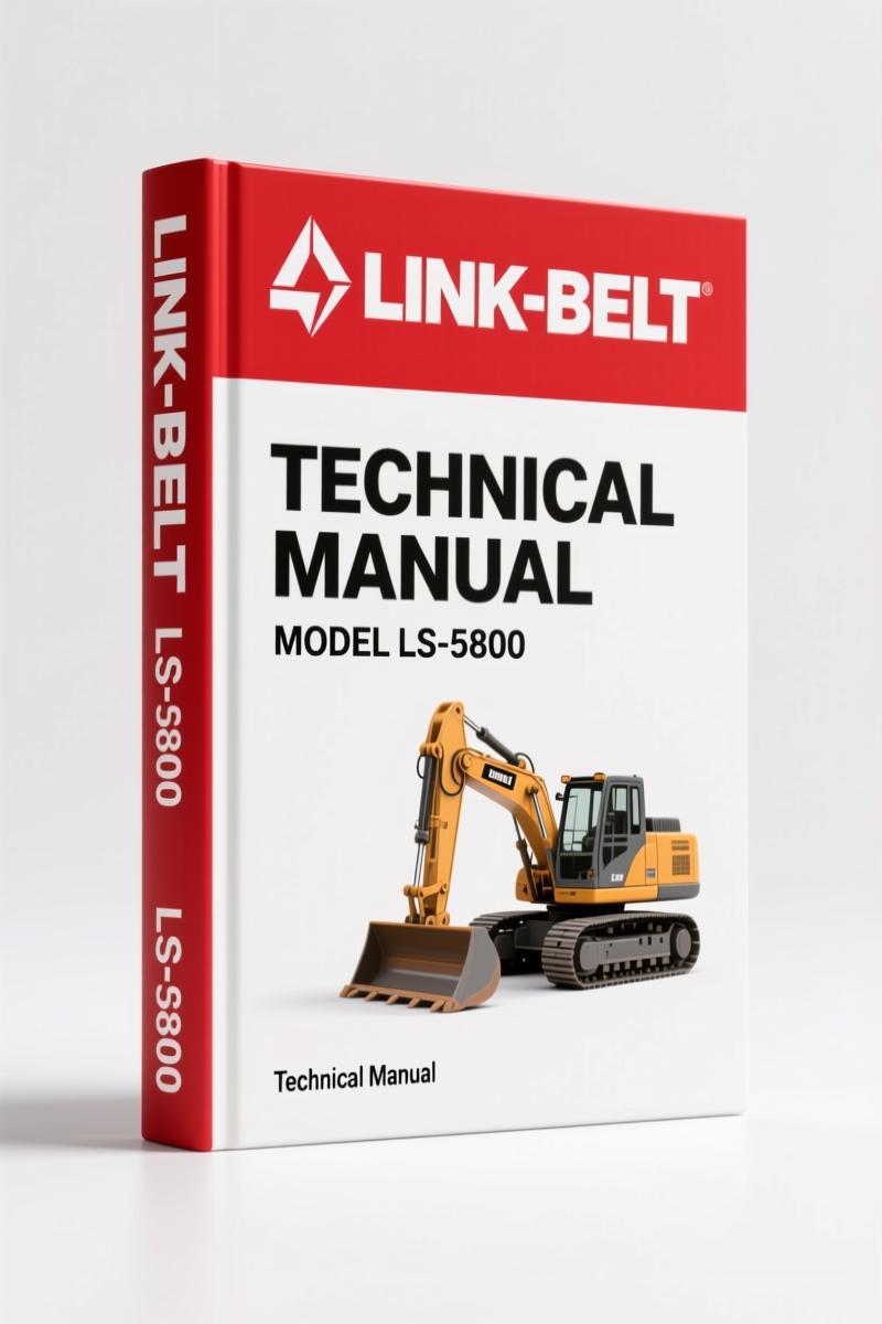 Link-belt LS-5800 Technical Manual – 14-Page Factory Hydraulic Specs