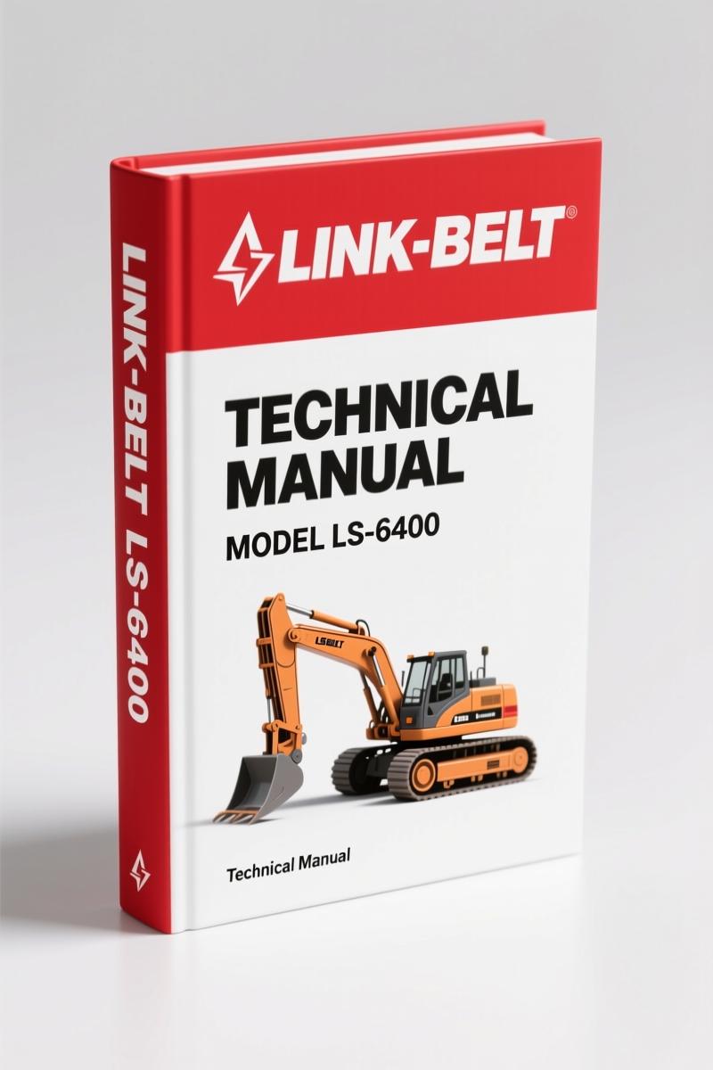 Link-belt LS-6400 Technical Manual – 18-Page Factory Hydraulic Excavator Guide
