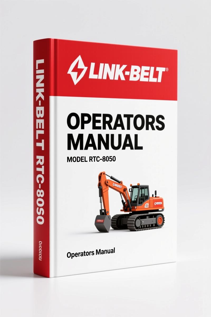 Link-belt RTC-8050 Operators Manual – Factory Specs for Technicians