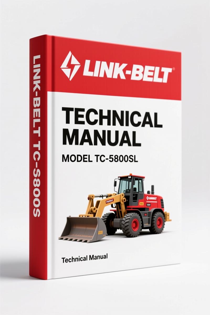 Link-belt TC-5800SL Technical Manual – 14-Page Factory Specs