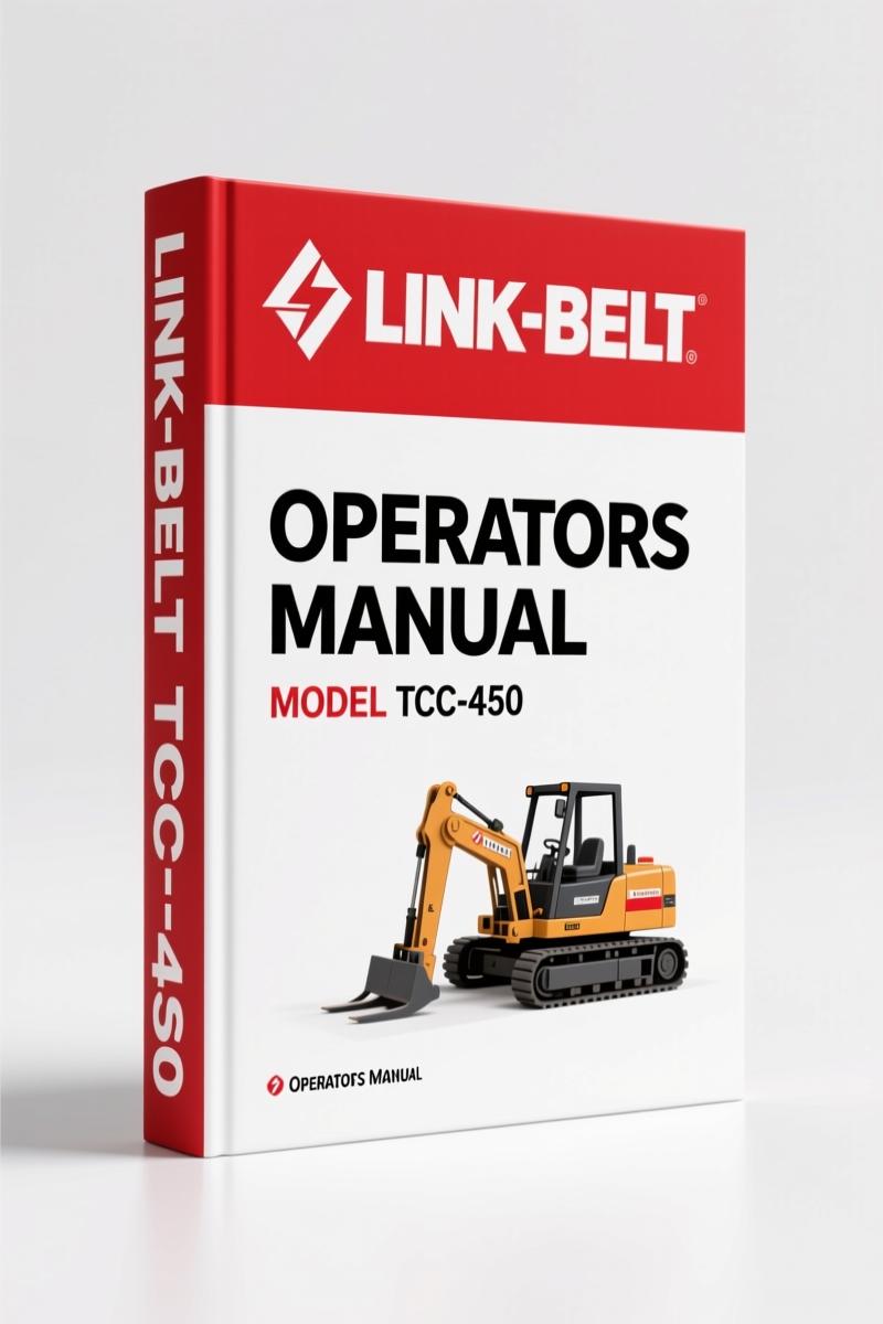 Link-belt TCC-450 Operators Manual – 936 Pages of Factory Crane Specs