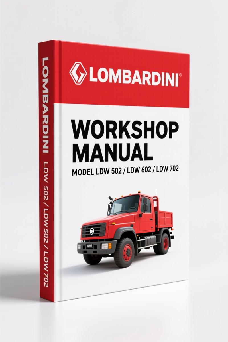Lombardini LDW 502-1003 2006 Workshop Manual – 92 Pages OEM