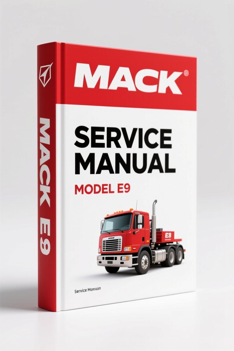 Mack E9 1993 Service Manual - OEM Factory Engine Overhaul