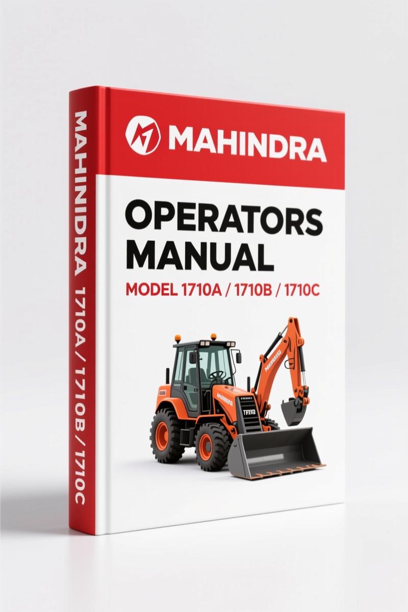 Mahindra 1710A, 1710B, 1710C 2009 Operators Manual – Factory Specs