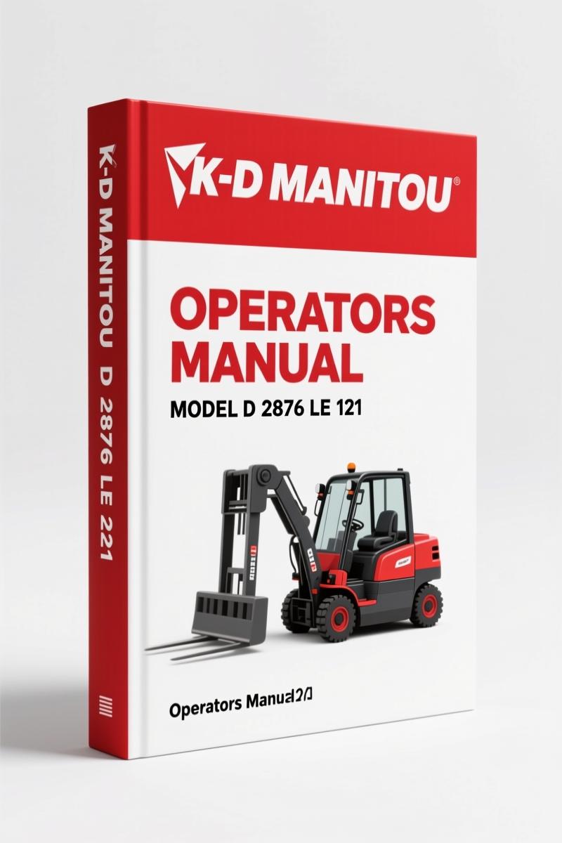K-D Manitou D 2876 LE 121-124 Operators Manual – Factory Specs for Industrial Diesel Engines