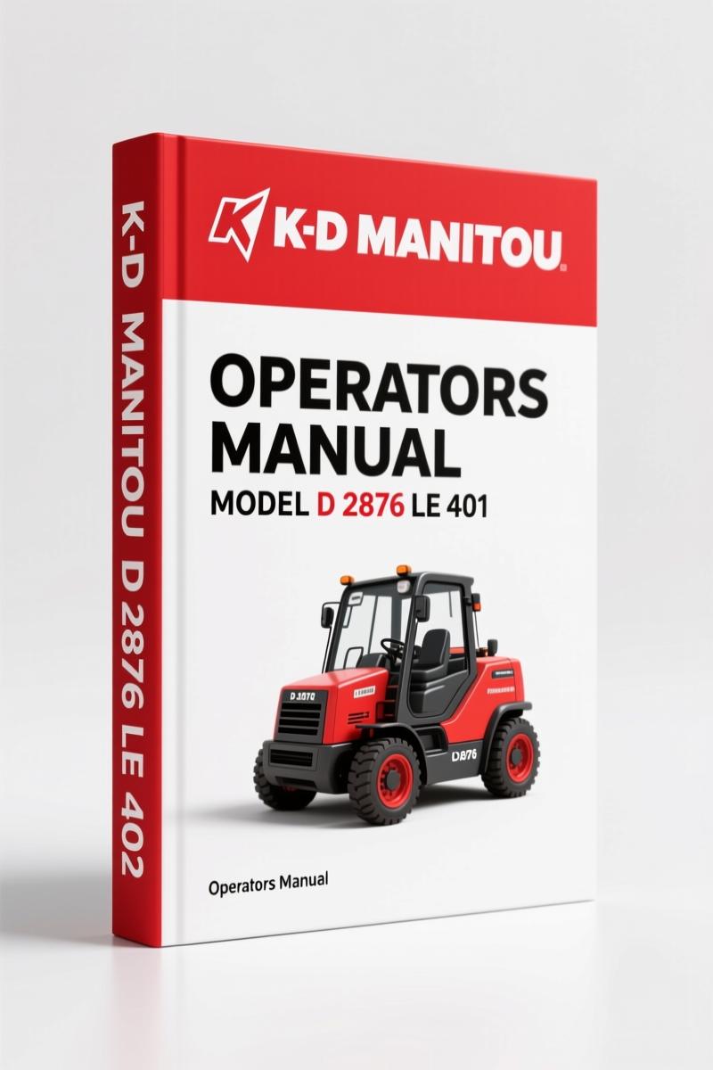 K-D Manitou D 2876 LE 401-405 Operators Manual – 80-Page OEM Marine Diesel Guide