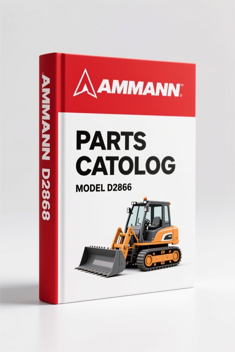 Ammann D2876 D0826 D2866 D2565 D2566 Parts Catalog – 218 pages OEM factory manual