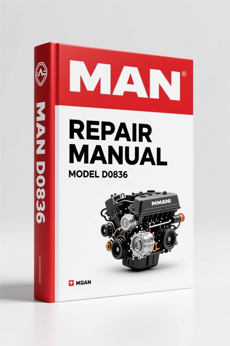 MAN B&W D0836 2012 Repair Manual – Factory Engine Specs & Procedures
