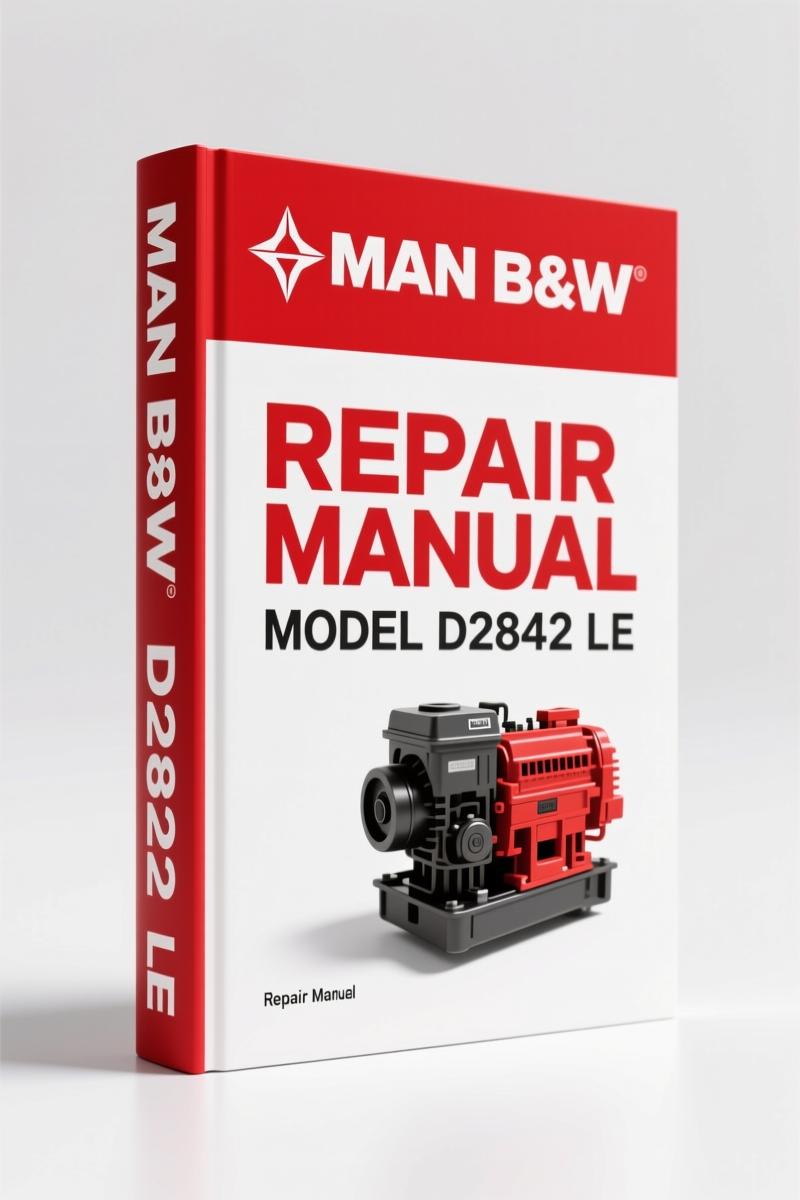 MAN B&W D2842 LE Repair Manual – EDC Factory Specs