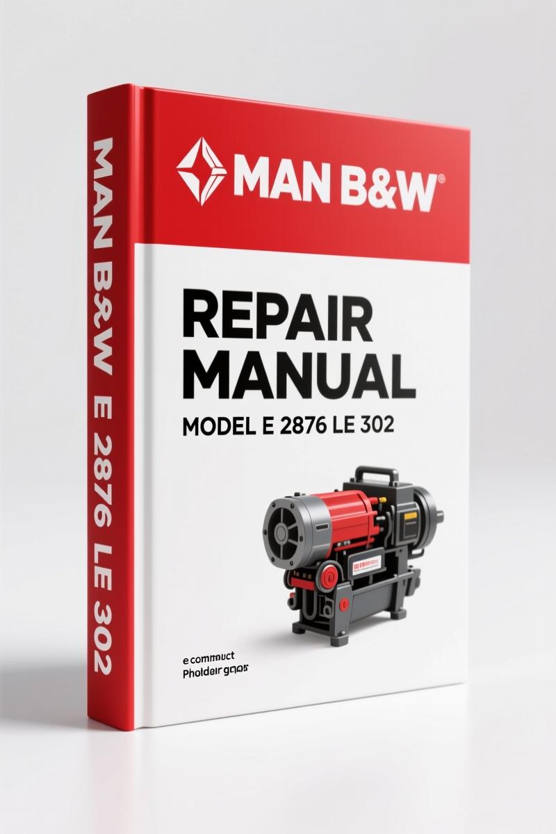 MAN B&W E 2876 LE 302 Repair Manual – Factory Engine Overhaul