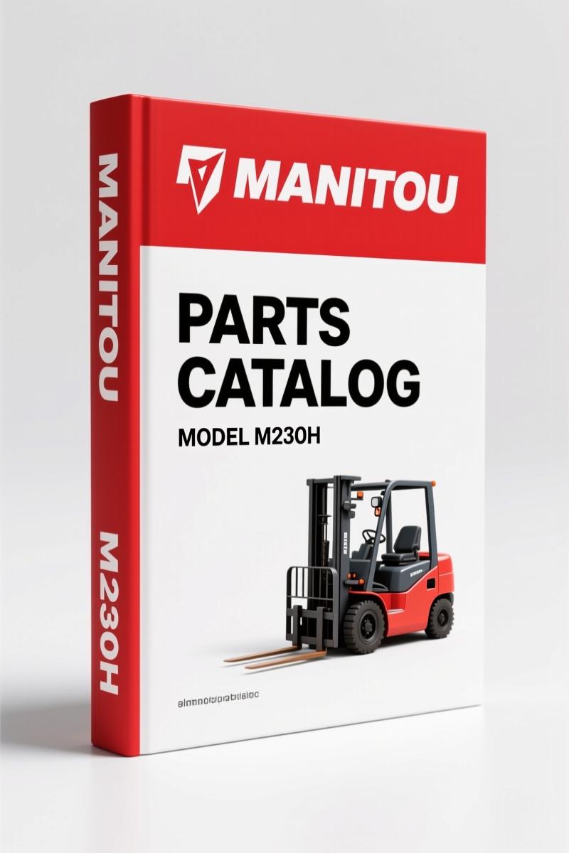 Manitou M230H, 75" HYDROHAWK Parts Catalog – 118 Pages OEM