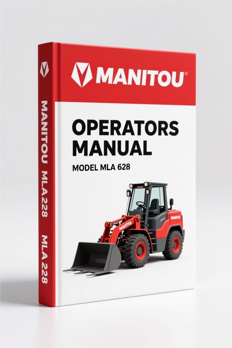 Manitou MLA 628 Operators Manual – Factory Specs for Rough Terrain Forklift