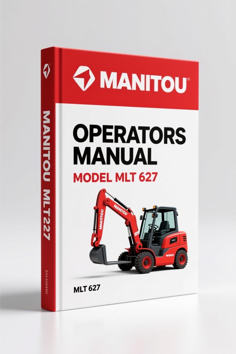 Manitou MLT 627 Operators Manual – 130-Page Factory Safety & Operation Guide