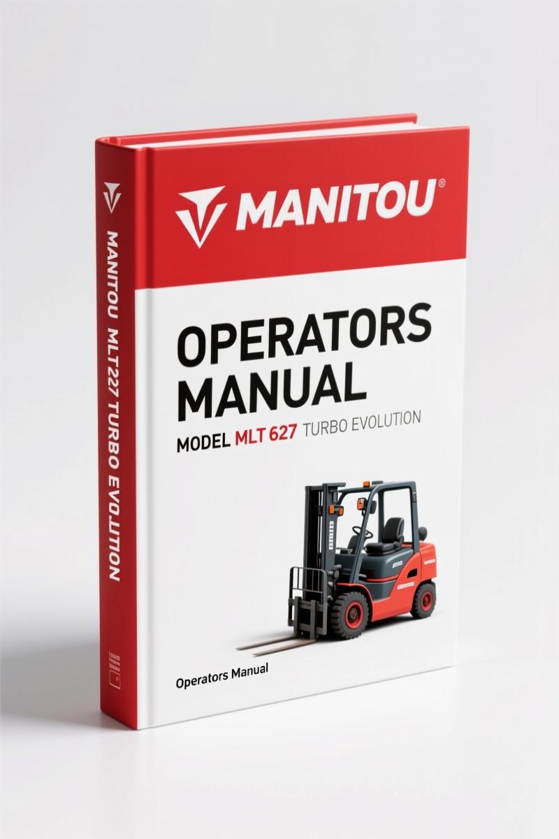 Manitou MLT 627 Turbo Evolution 2008 Operators Manual – OEM Factory Specs