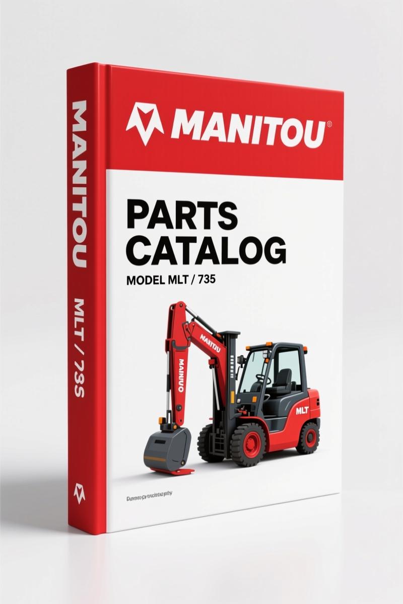 Manitou Mlt 735 Parts Catalog – 589 Pages OEM Exploded Views