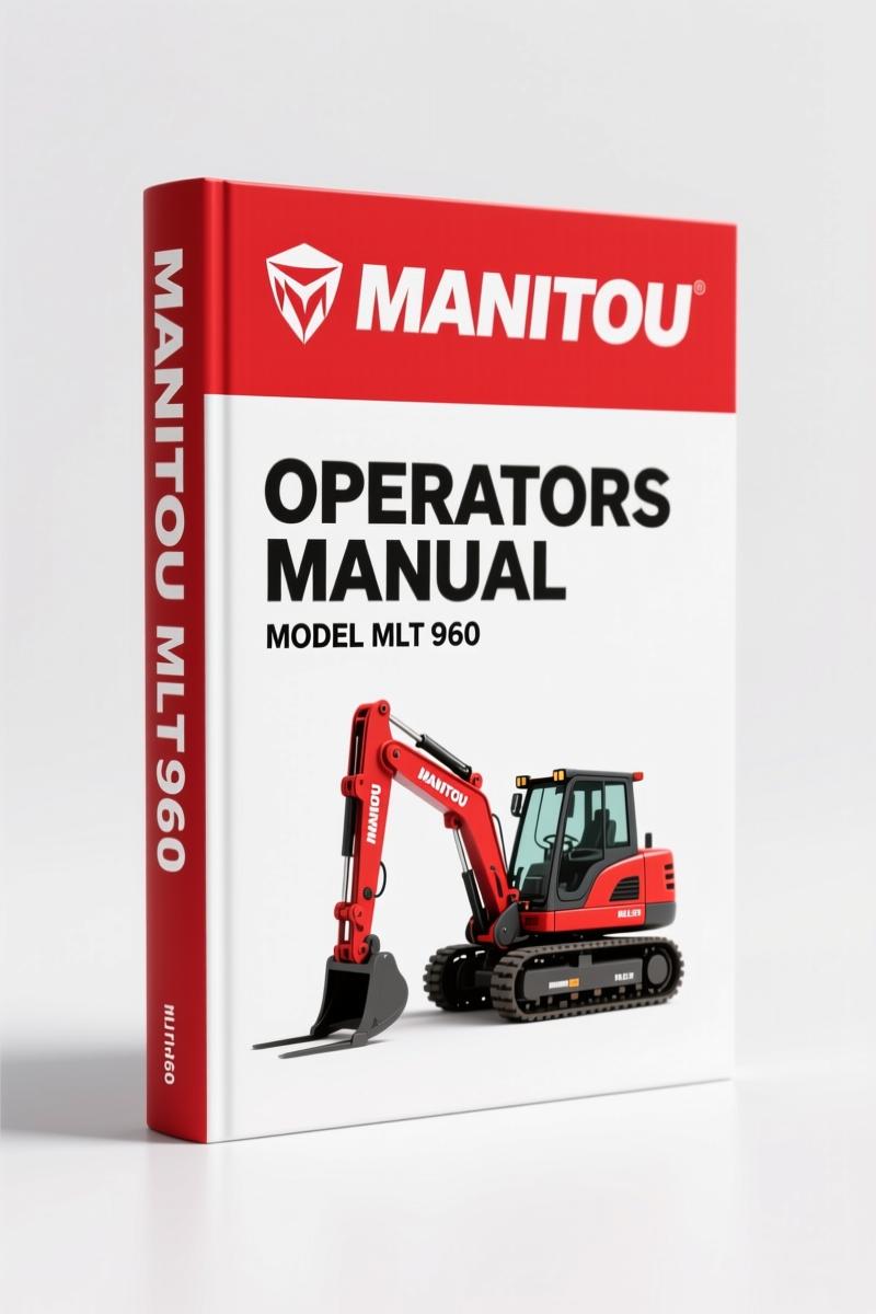 Manitou MLT 960 2013 Operators Manual – OEM Factory Instructions