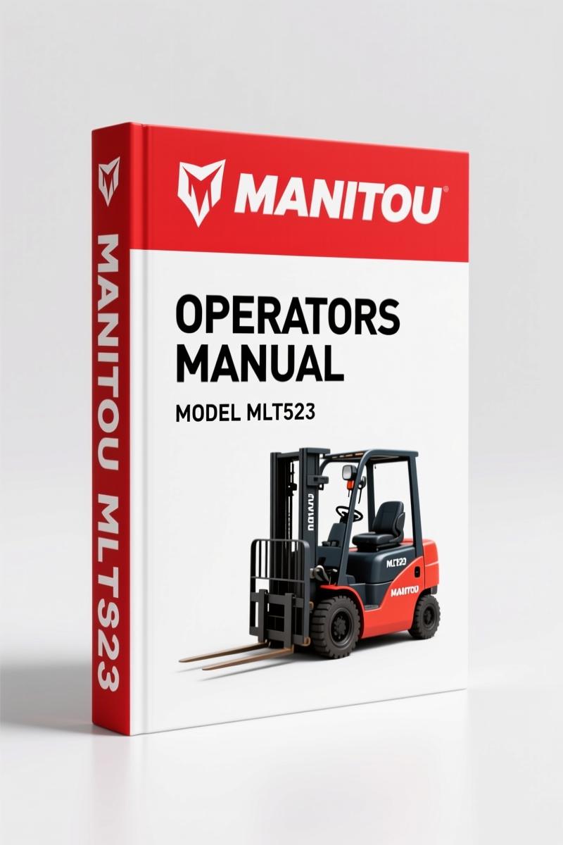 Manitou MLT523 Operators Manual – 142-Page OEM Safety & Operation Guide