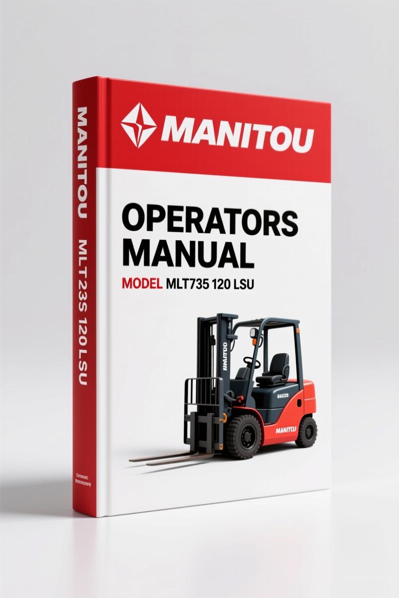 Manitou MLT735 120 LSU 2011 Operators Manual – OEM Factory Specs