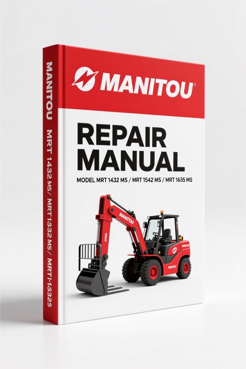 Manitou MRT 1432-1850 MS 2006 Repair Manual – 1948 Pages of Factory Specs