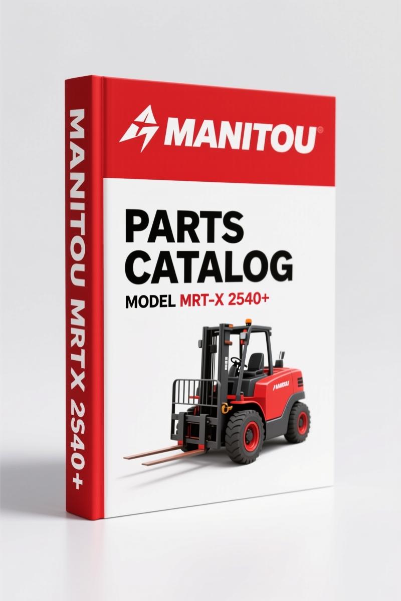 Manitou MRT 2540+, MRT-X 2540+ 2013 Parts Catalog – 614 Pages OEM
