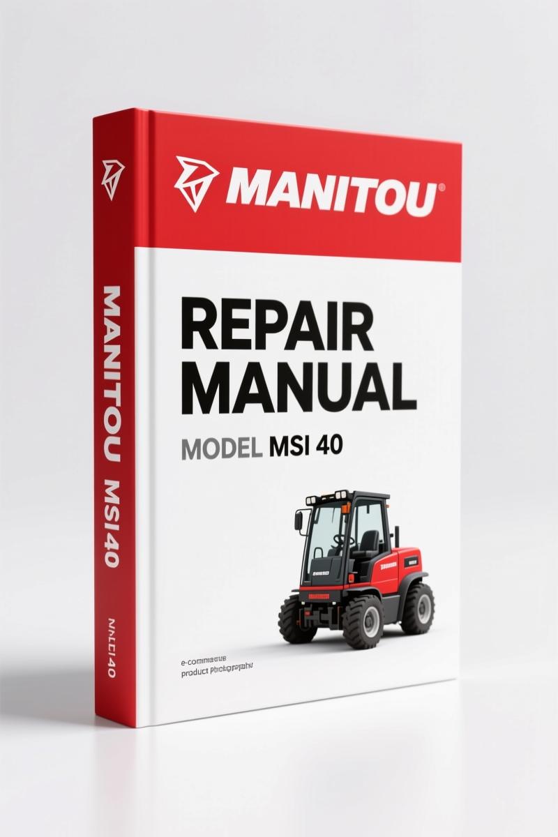 Manitou MSI 40, MSI 50 2000 User Manual – OEM Factory Specs