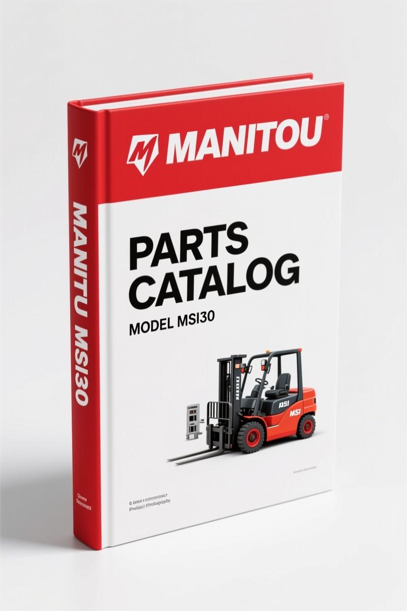 Manitou MSI30 Operators Manual – 104-Page OEM LPG Forklift Guide