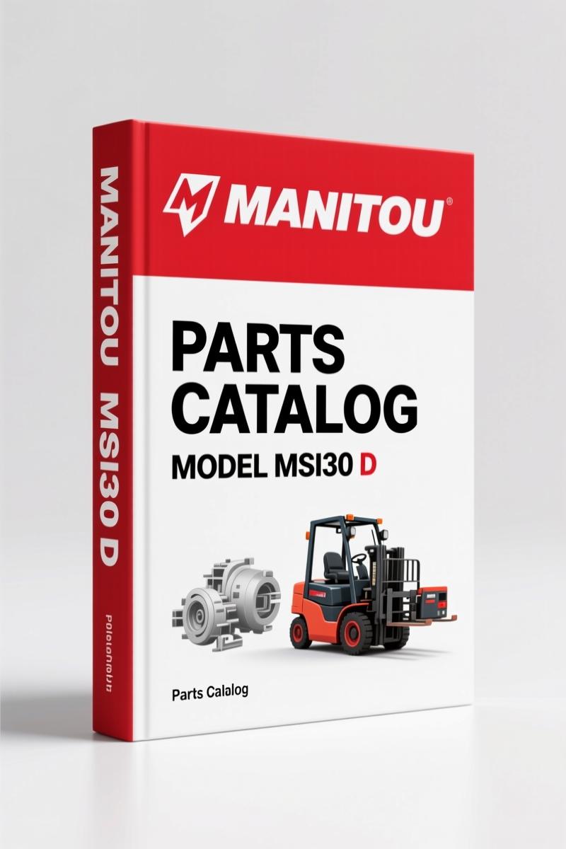 Manitou MSI30 D, MH25-4 Parts Catalog – 398 Pages OEM Parts Indexing
