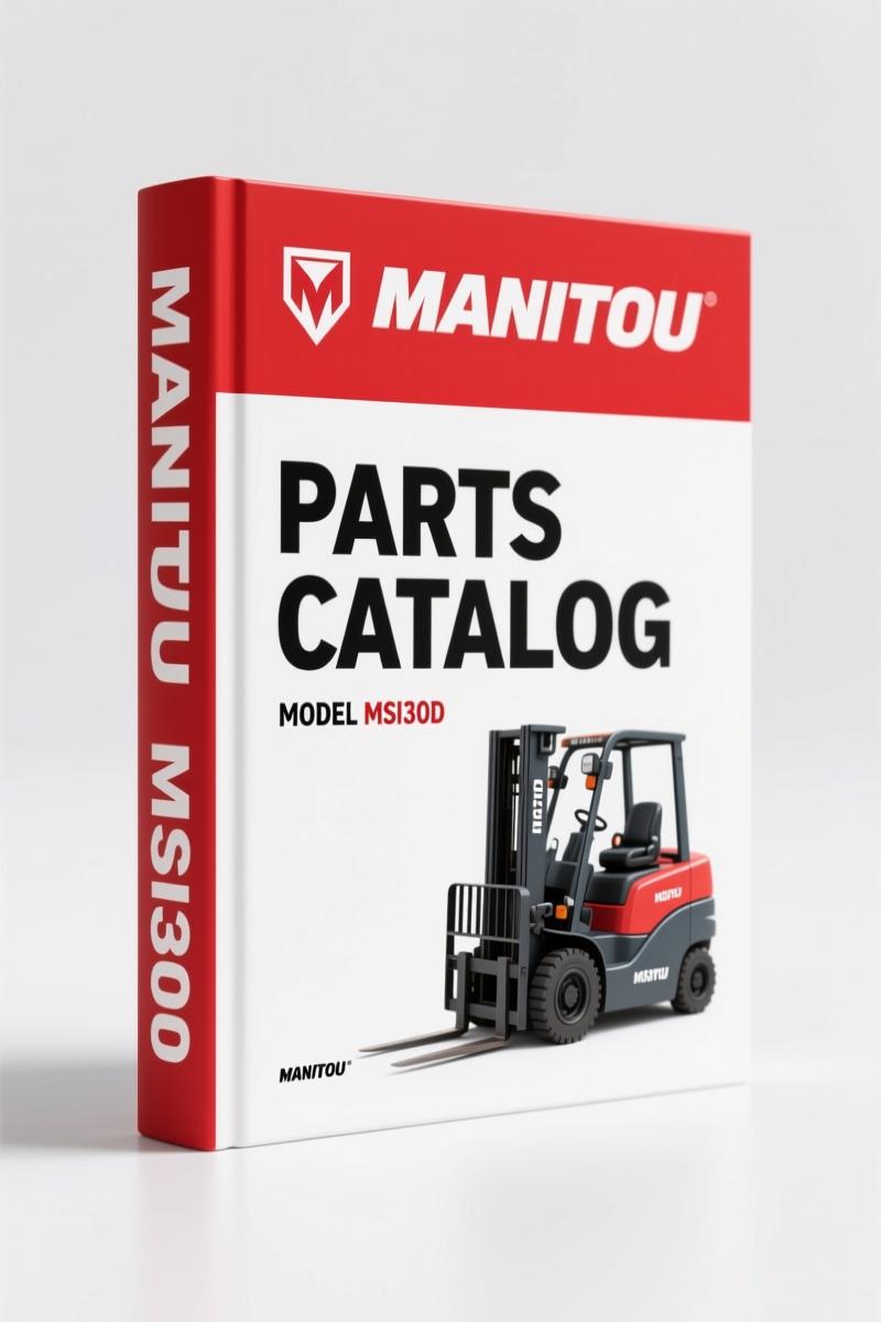 Manitou MSI30D 2007 Parts Catalog – 528 Pages OEM