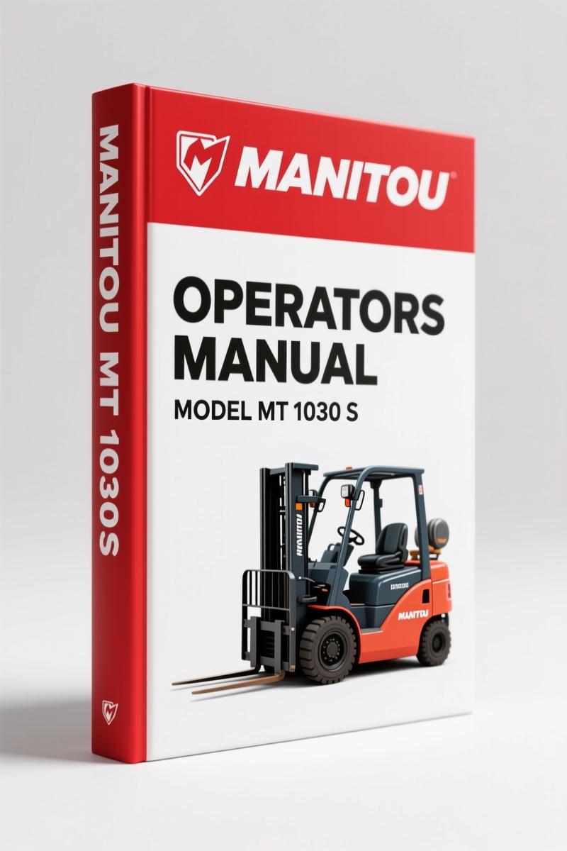 Manitou MT 1030 S 2005 Operators Manual – OEM Specs