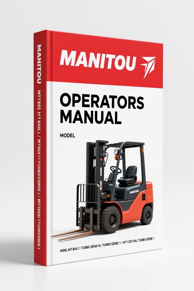 Manitou MT 845 H Turbo Série 1 2001 Operators Manual – 142 Pages