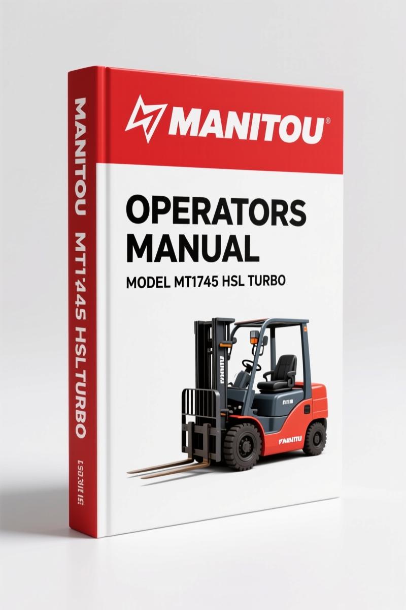 Manitou MT1745 HSL Turbo Operators Manual – 122-Page OEM Safety & Operation Guide