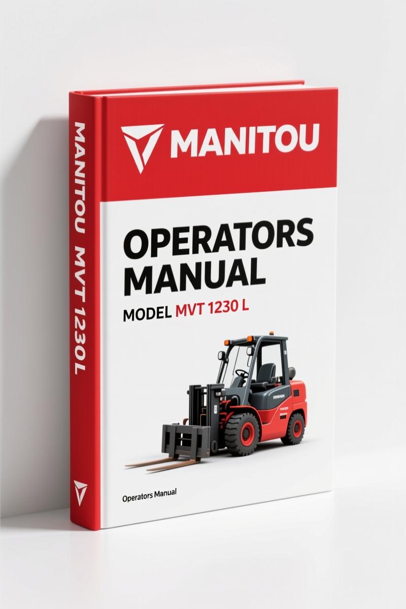 Manitou MVT 1230 L Operators Manual – 107-Page OEM Safety & Operations Guide