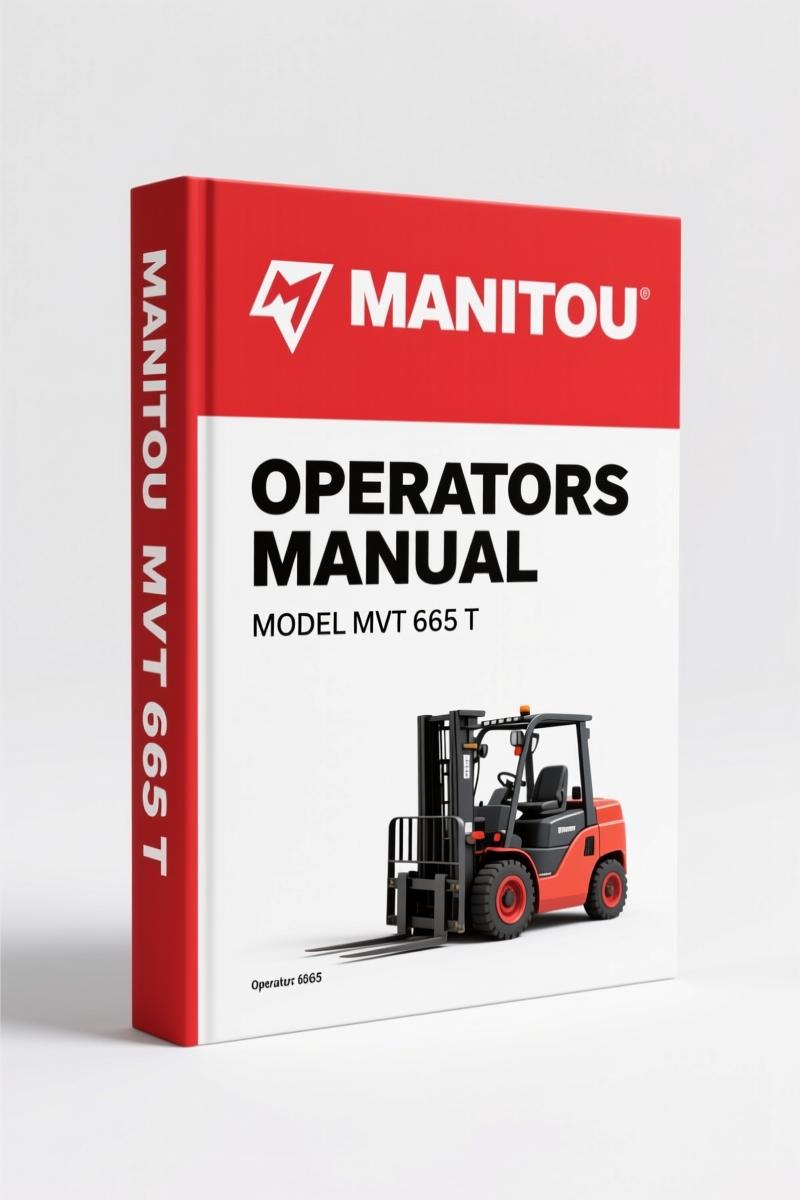 Manitou MVT 665 T 2010 Operators Manual – 92-Page OEM Factory Guide